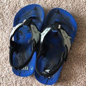 Reef size 7/8 toddler KT boy flip flops